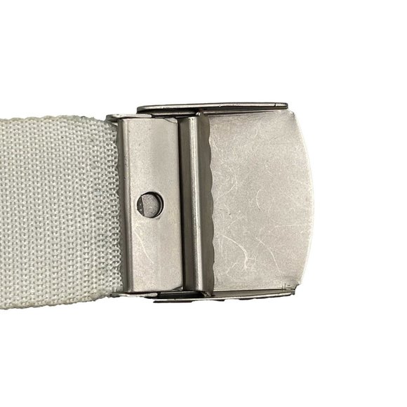 CHANEL - Vintage 99S 1999 Logo Adjustable Nylon Web - White - XS/S - Belt - Picture 7 of 11